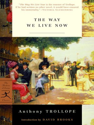 The Way We Live Now - ebook